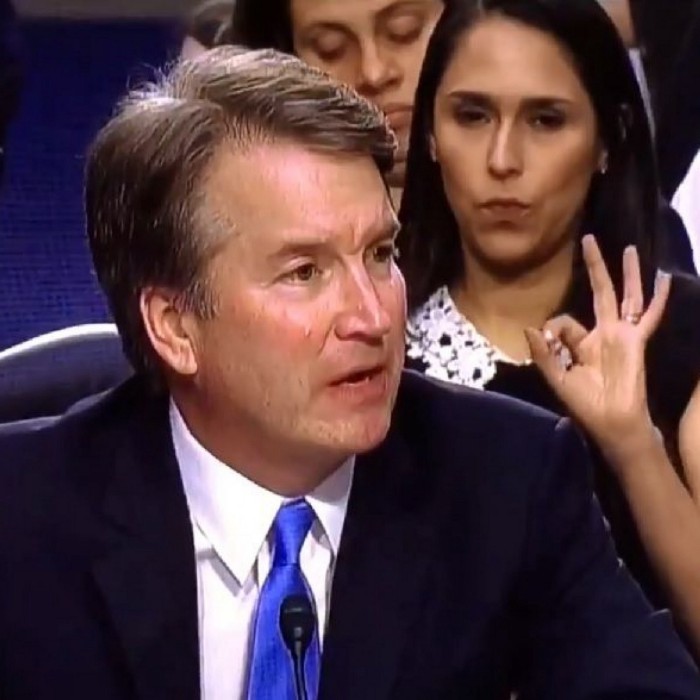 Zina Bash being an asshole by trolling viewers during Bret Kavanaugh's hearing